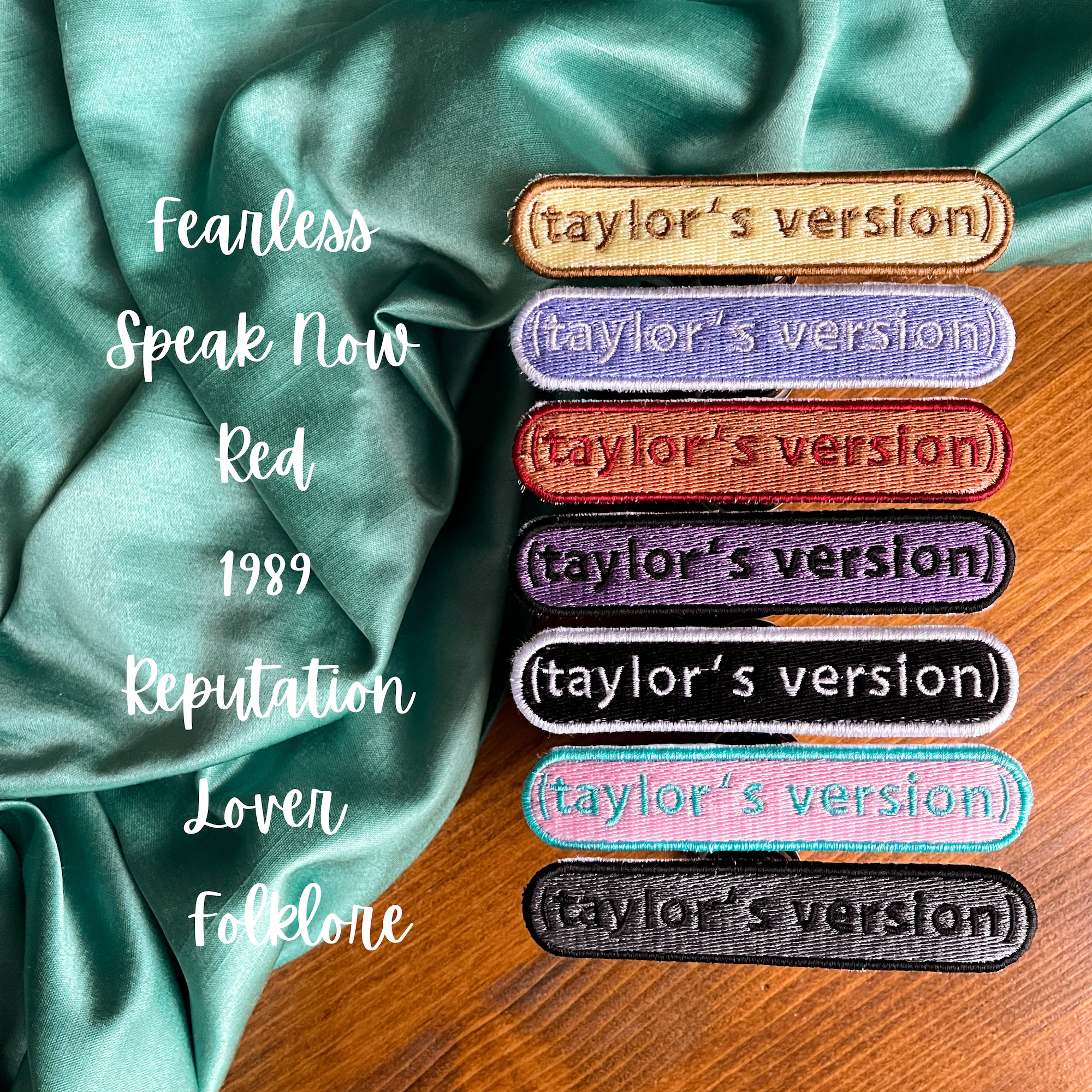 Taylor Swift Fearless Iron On Patch