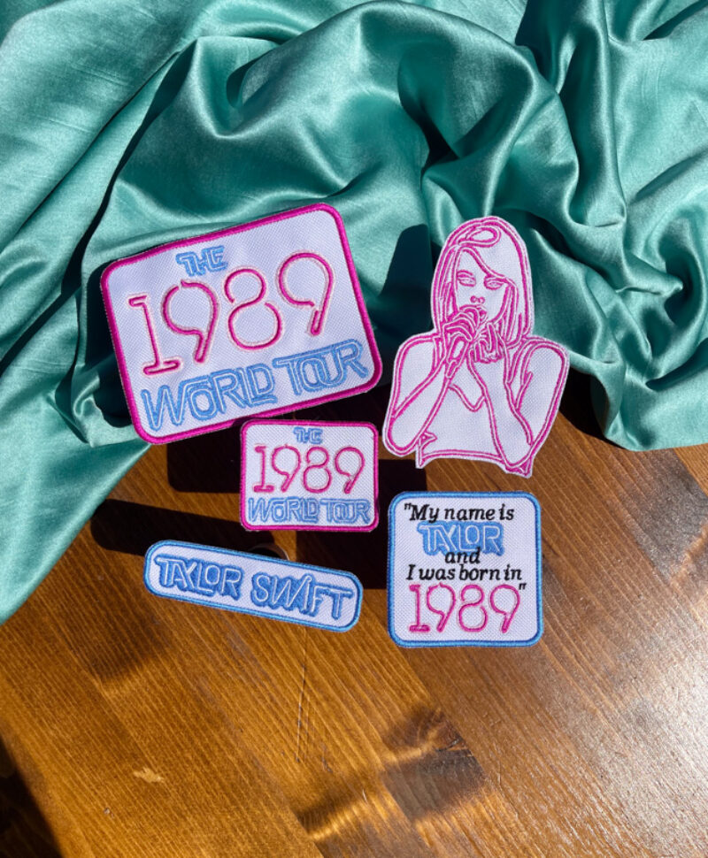 Large the 1989 world tour sign neon taylor swift outline patch Small 1989 world tour sign My name is taylor and i was born in 1989 taylor's version patch eras tour patches