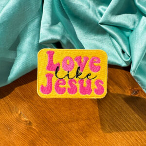 Christian Iron-on Patches | Love Like Jesus Patch |Gift for Her or Him| Christian Gift |Christian Girl Aesthetic