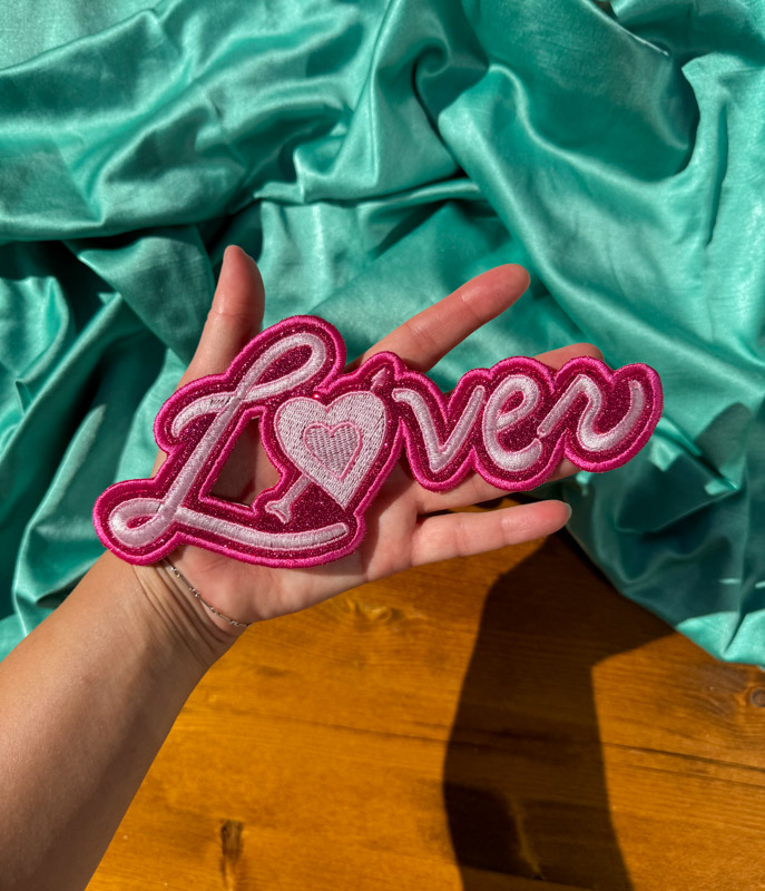large lover taylor swift jacket patch
