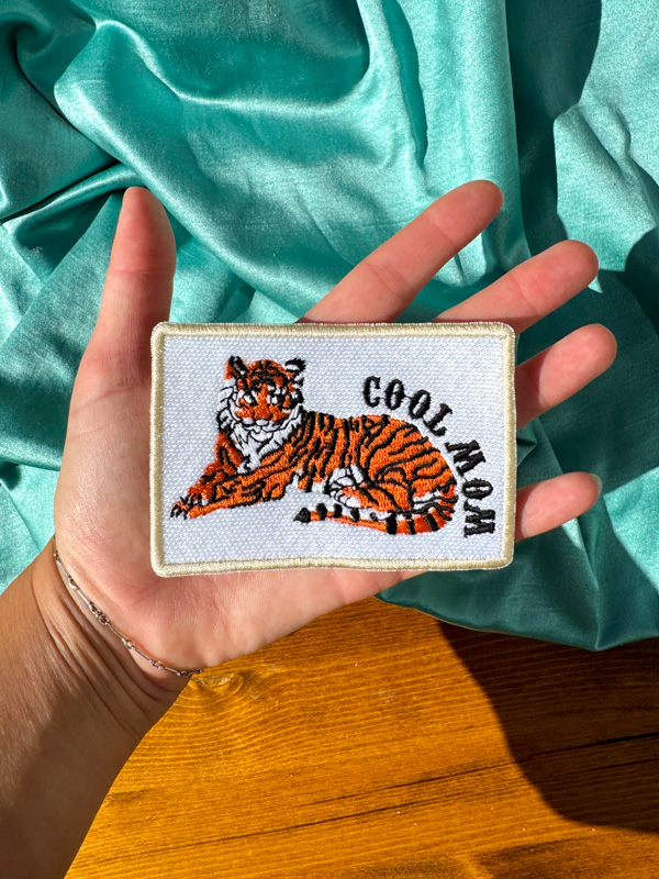 Cool Mom Tiger Patch | Trucker Hat Patches | Summertime Patches