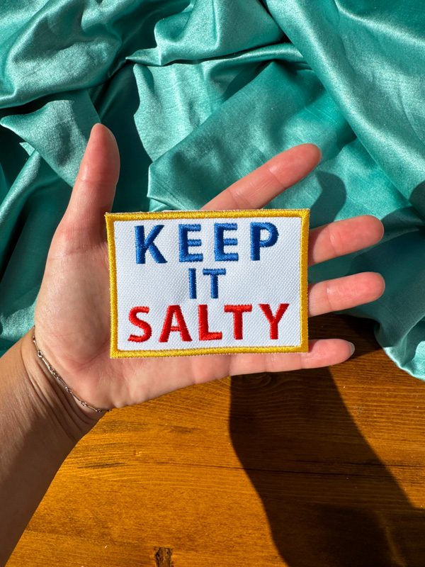 Keep It Salty Patch | Trucker Hat Patches | Summertime Patches