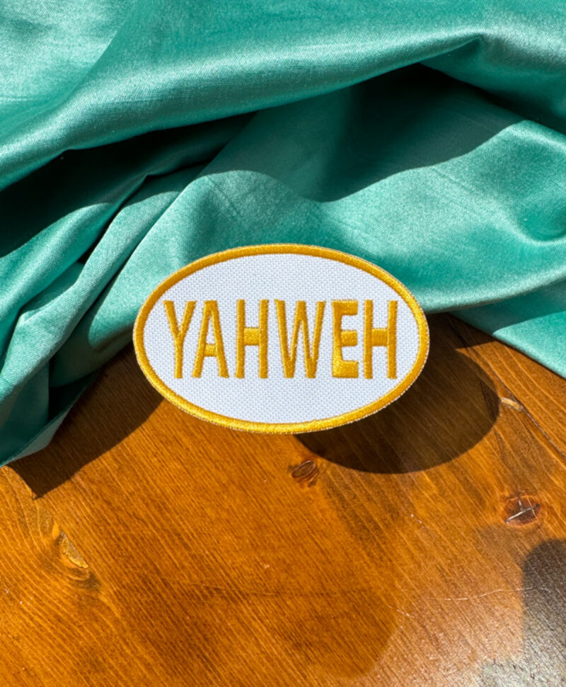 Yahweh Iron-on Patches | Custom Color Christian Patch | Love Like Jesus Patch |Gift for Her or Him| Christian Gift |Christian Girl Aesthetic