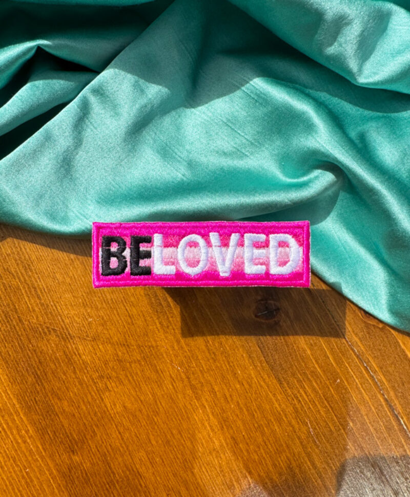 Beloved Iron-on Patches | Pink Christian Patch | Love Like Jesus Patch |Gift for Her or Him| Christian Gift |Christian Girl Aesthetic