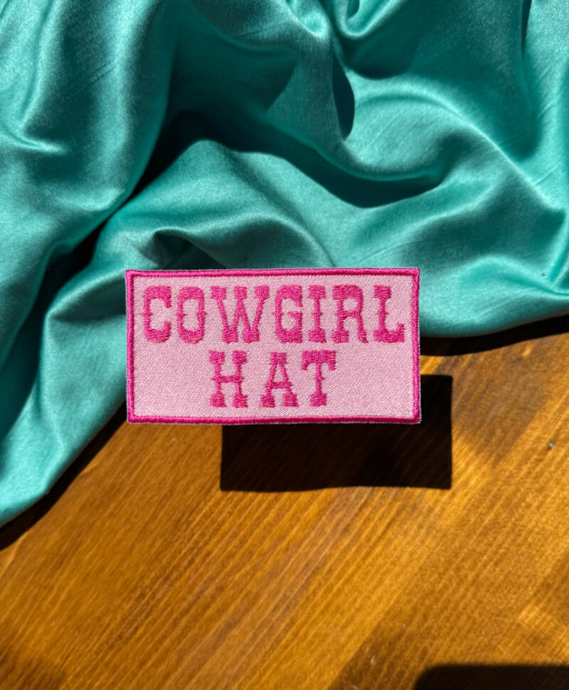 Cowgirl Hat Western Patch | Trucker Hat Patches | Summertime Patches | Trendy Aesthetic Patches | Patches for Hat Bar |Custom Patches