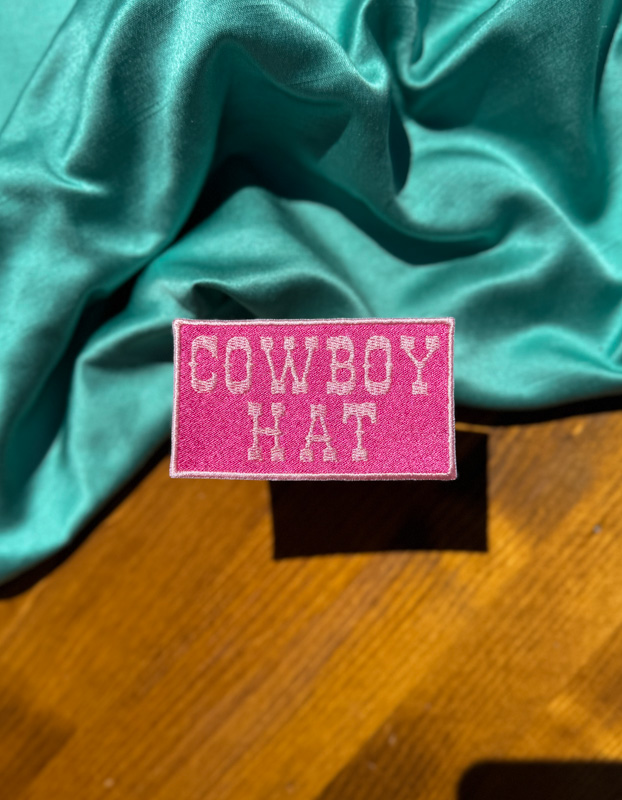 Cowboy Hat Western Patch | Trucker Hat Patches | Summertime Patches | Trendy Aesthetic Patches | Patches for Hat Bar |Custom Patches