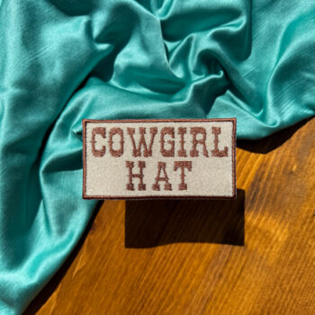 Cowgirl Hat Western Patch | Trucker Hat Patches | Summertime Patches | Trendy Aesthetic Patches | Patches for Hat Bar |Custom Patches