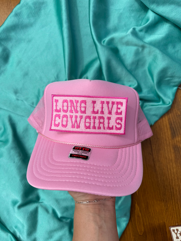 Long Live Cowgirls Western Patch | Trucker Hat Patches | Summertime Patches | Trendy Aesthetic Patches | Patches for Hat Bar |Custom Patches