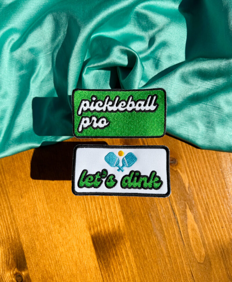 Pickleball Patch Bundle Iron-On Patch | Summer-themed Patch | Trucker Hat Bar Patches | Trendy Patches | Men's Summer Patch | Pickleball