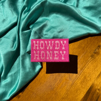 Howdy Honey Western Patch | Trucker Hat Patches | Summertime Patches | Trendy Aesthetic Patches | Patches for Hat Bar | Custom Patches