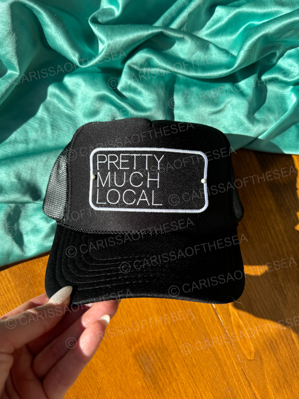 pretty much local locals only iron on patch