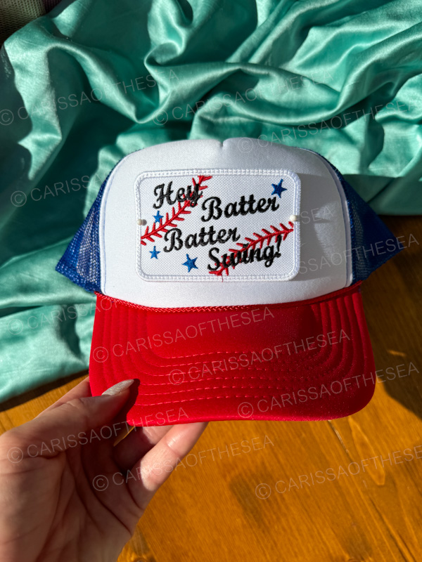 hey batter batter swing baseball patch