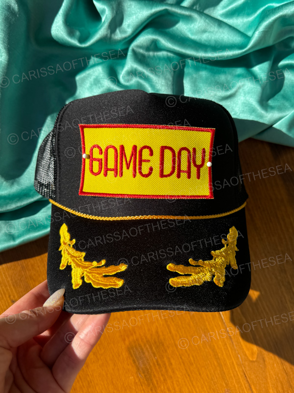 custom colors game day iron on patch