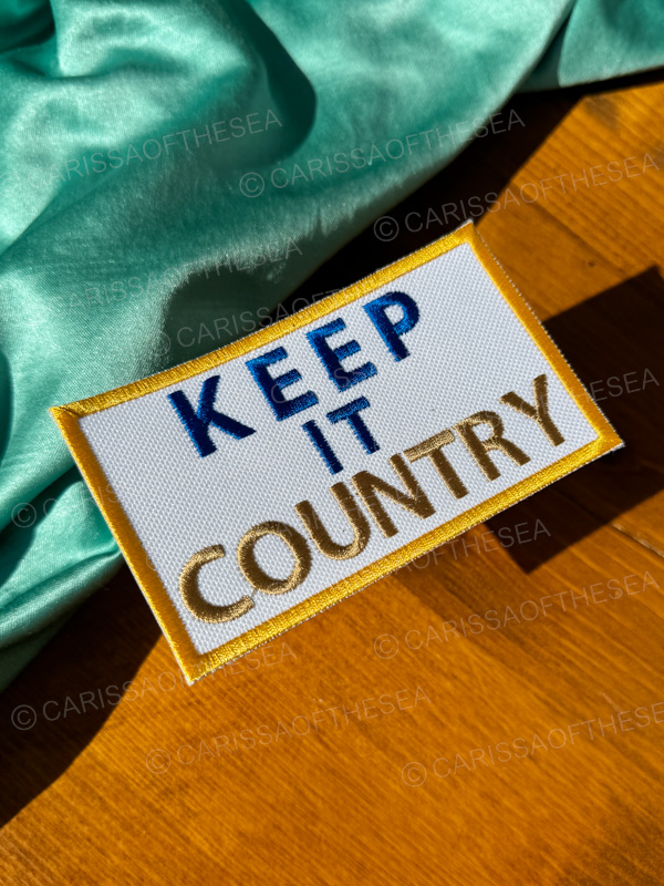 keep it country patch