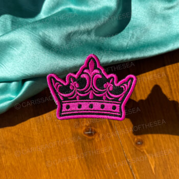 hot pink crown patch