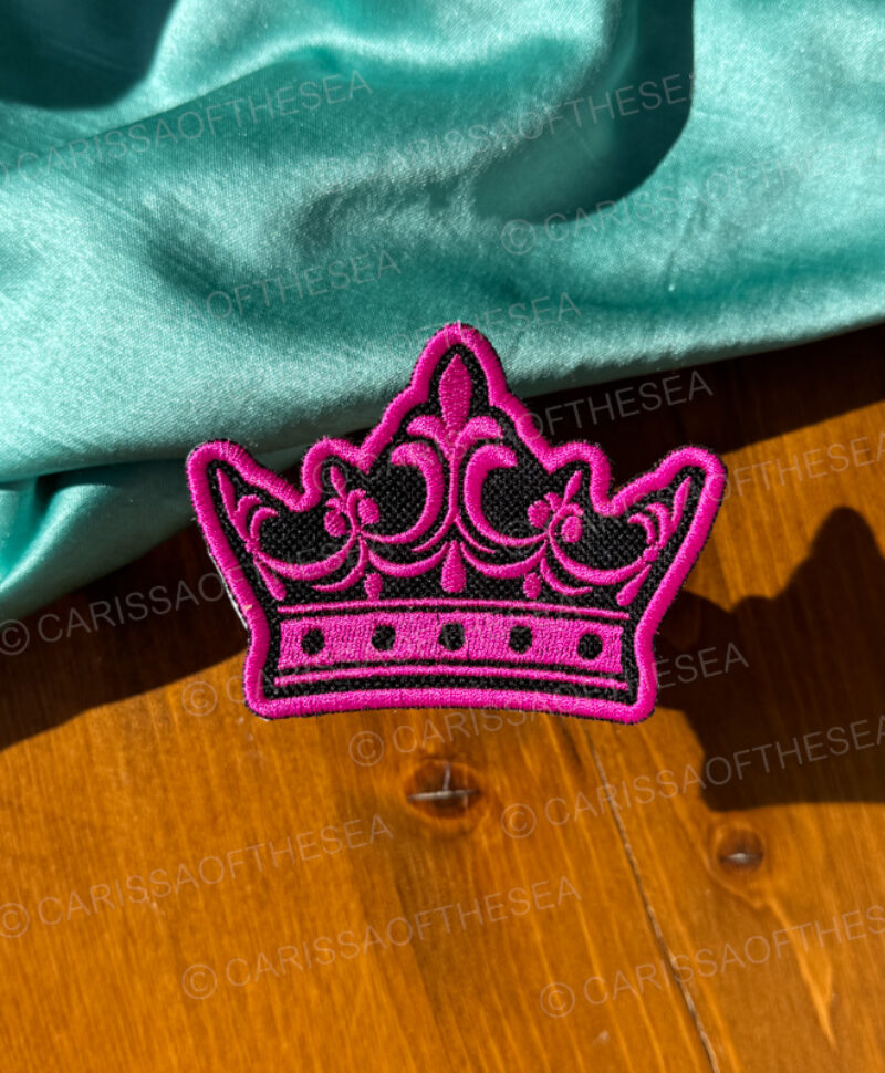 hot pink crown patch