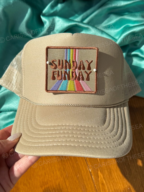 sunday funday iron on patches