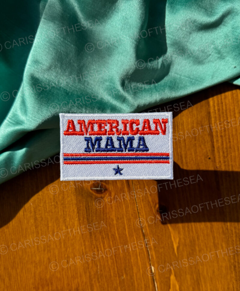 american mama iron on patch