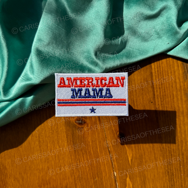 american mama iron on patch