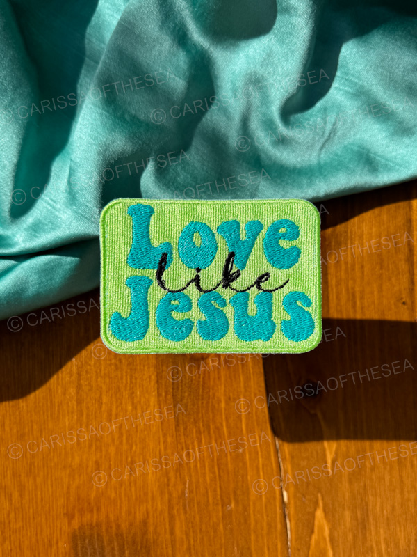 green love like jesus patch
