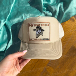 dry heat honey scottsdale az patch tan trucker hat