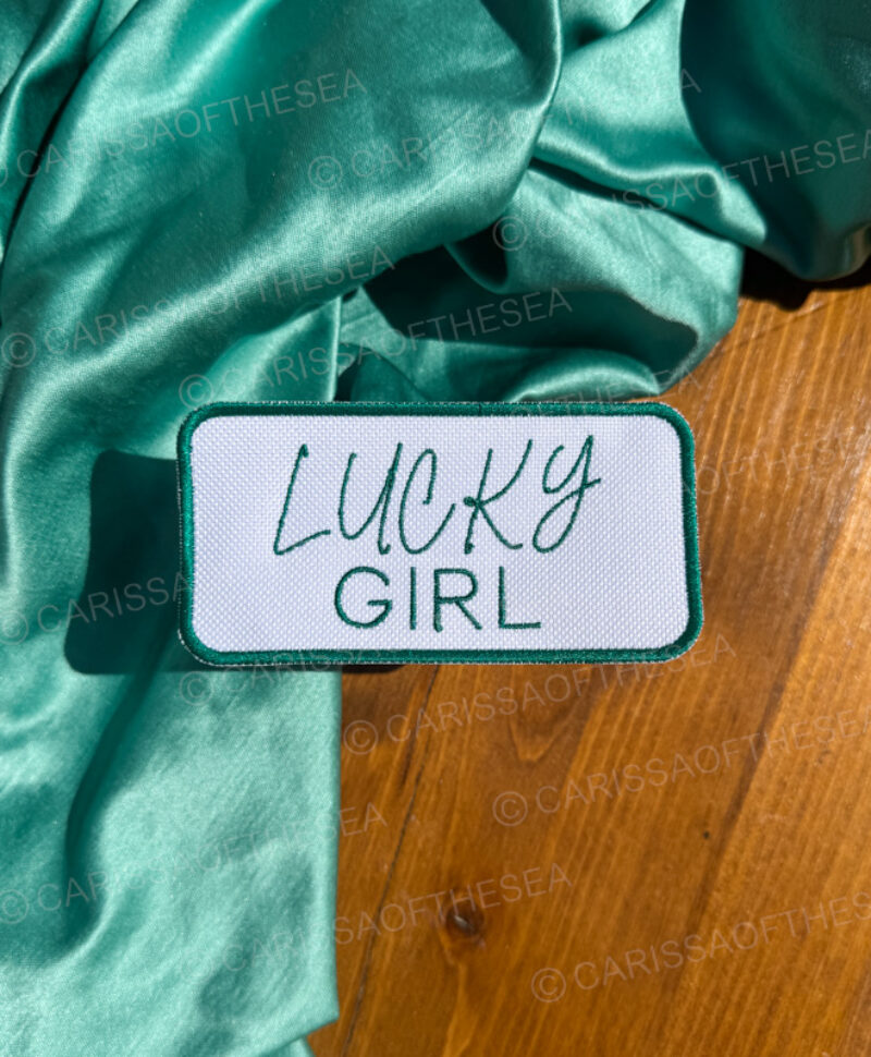 Lucky Girl St. Patty's Day Patch