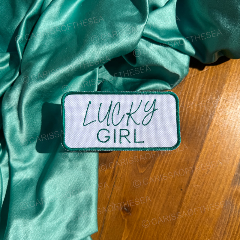 Lucky Girl St. Patty's Day Patch