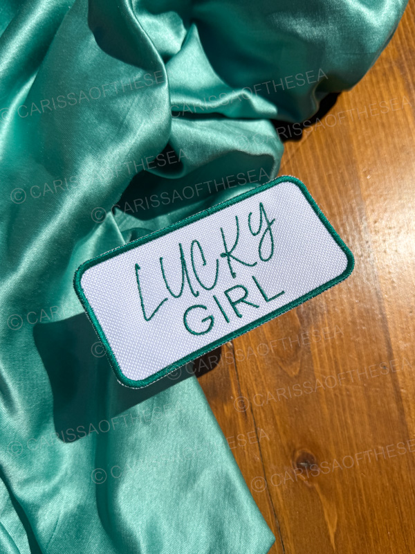 Lucky Girl St. Patty's Day Patch