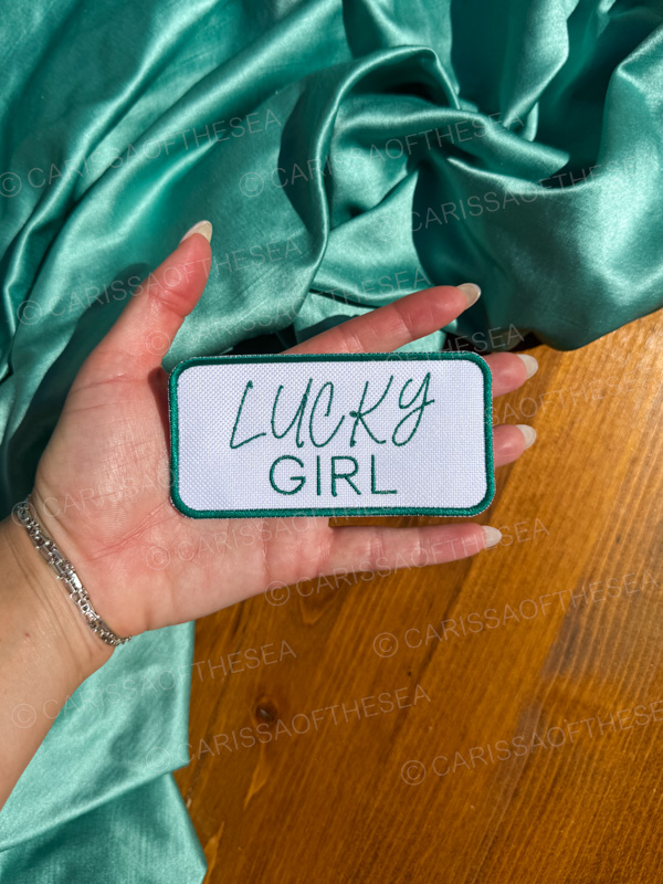 Lucky Girl St. Patty's Day Patch