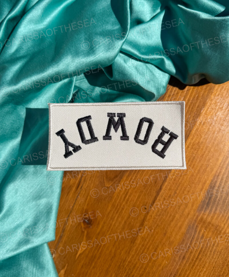 Rowdy Upside Down Oversized Patch
