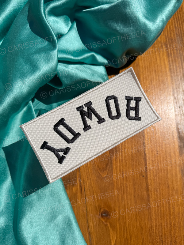 Rowdy Upside Down Oversized Patch