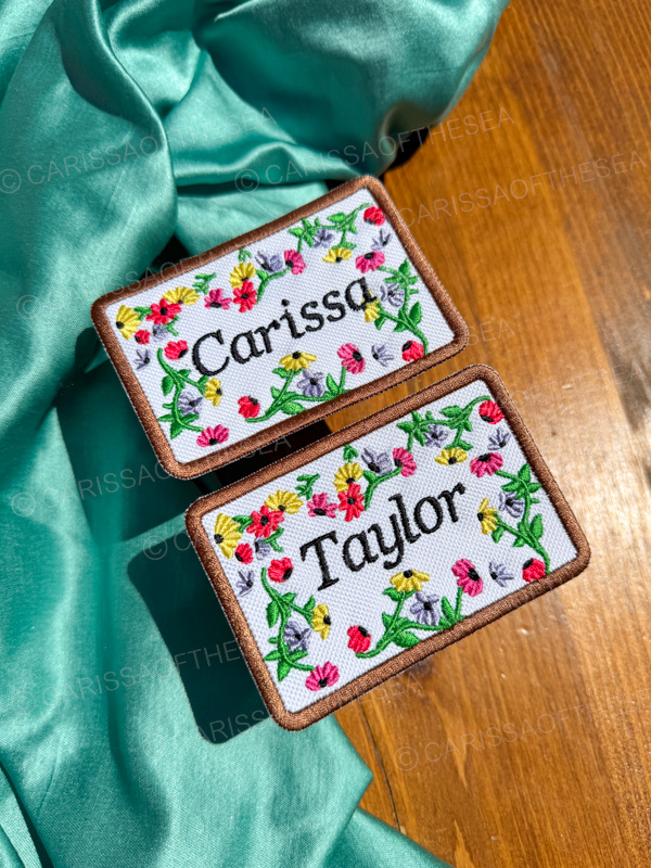 taylor swift surprise song piano custom name tag patch