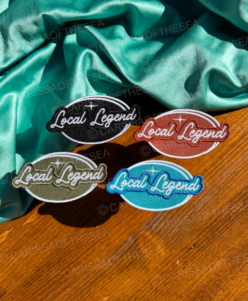 local legend iron on patch