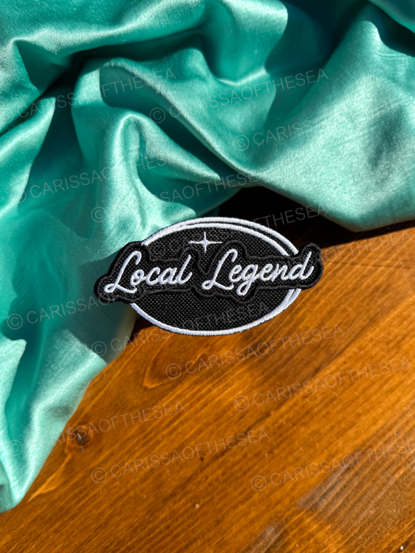 local legend iron on patch
