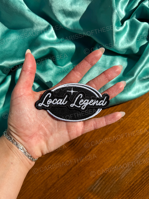 local legend iron on patch