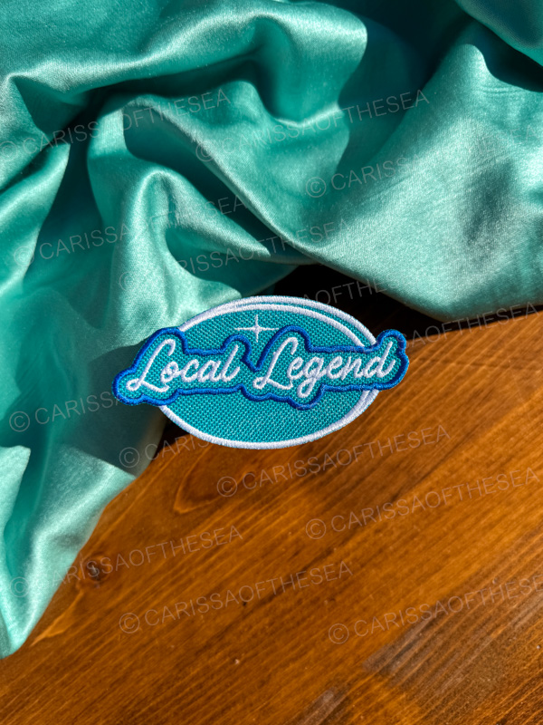 local legend iron on patch
