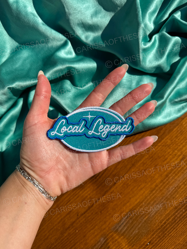 local legend iron on patch