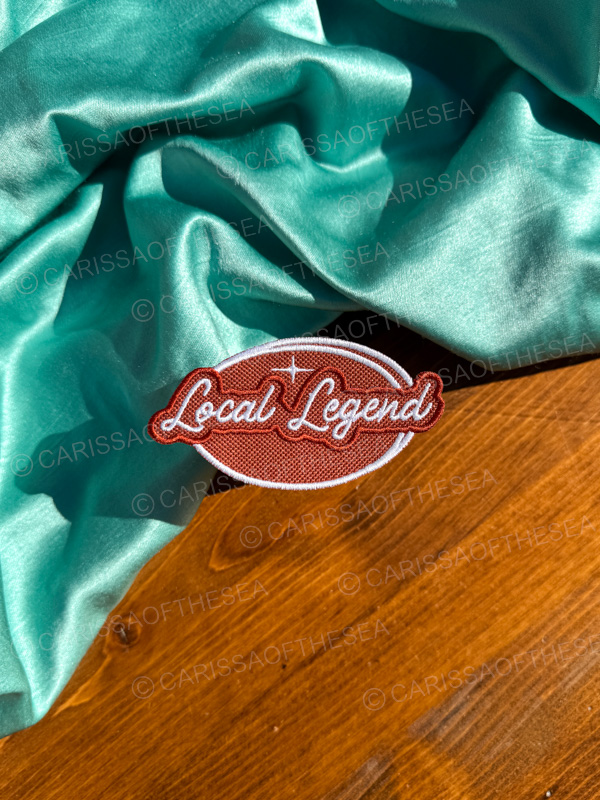 local legend iron on patch