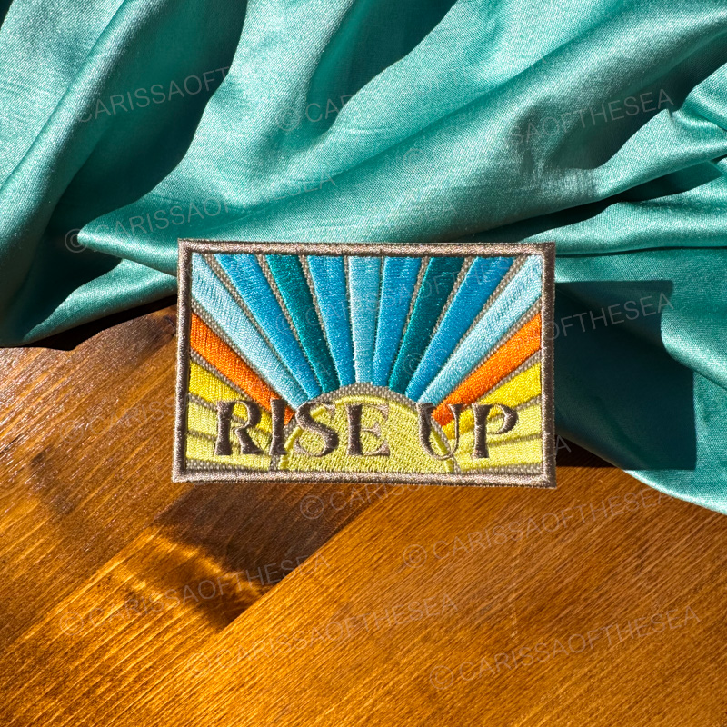 rise up sun christian patch