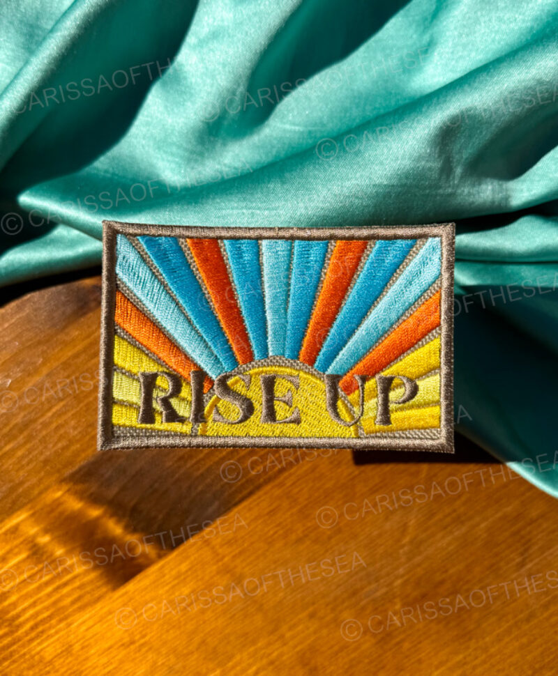 rise up sun christian patch