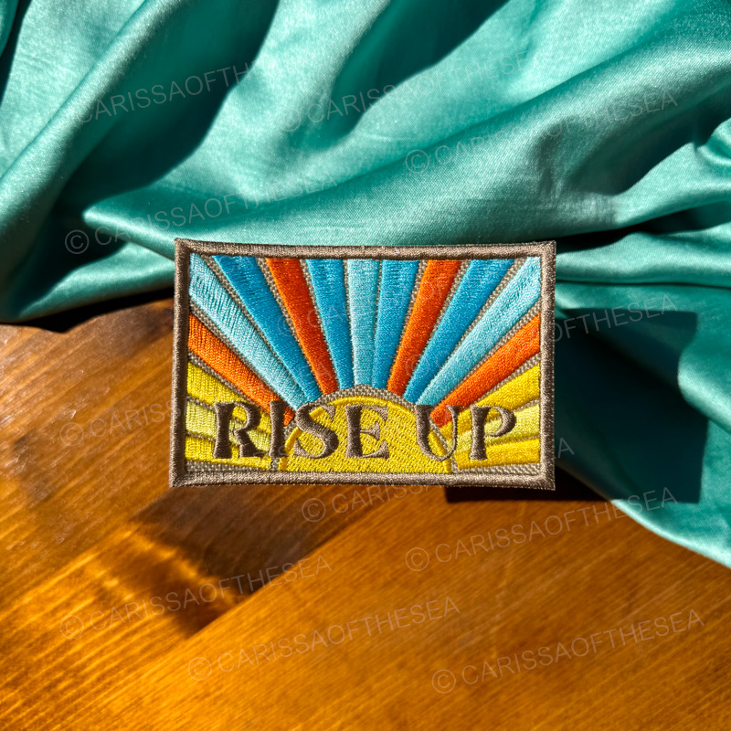 rise up sun christian patch