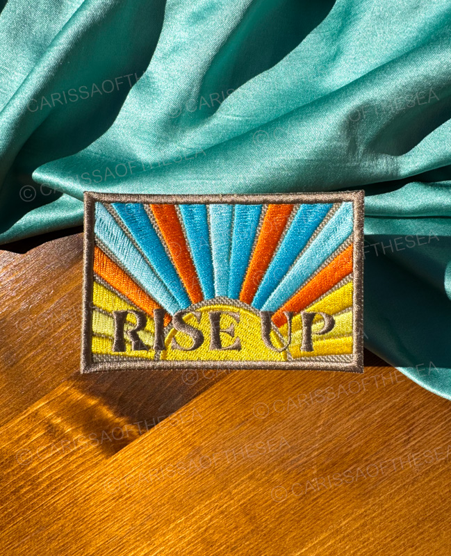 rise up sun christian patch