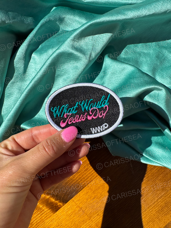 wwjd christian patch
