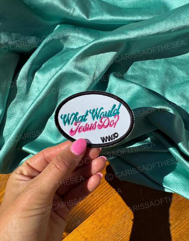 wwjd christian patch