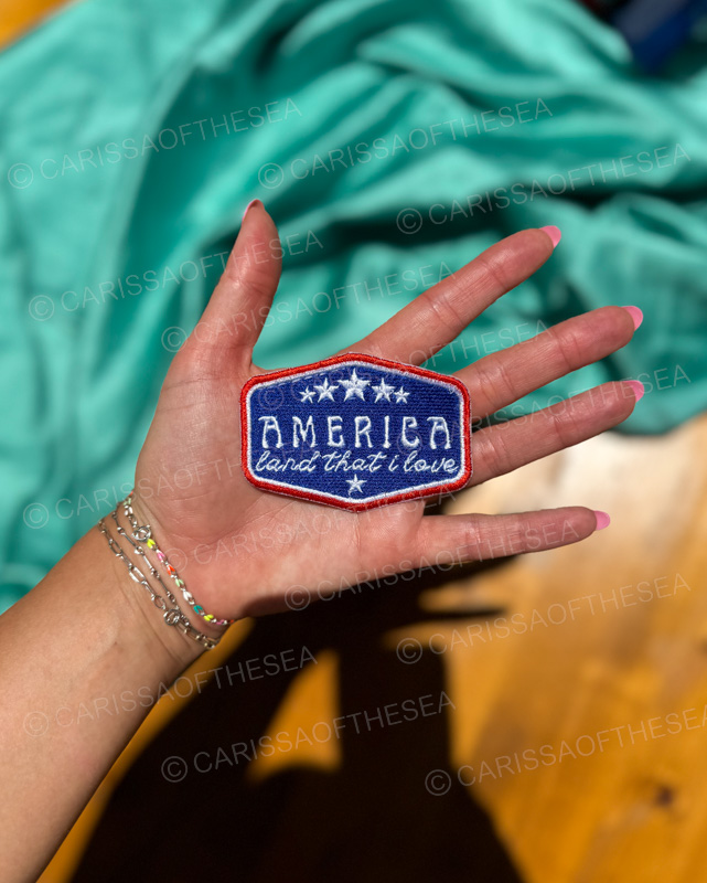 America Land That I Love Patch